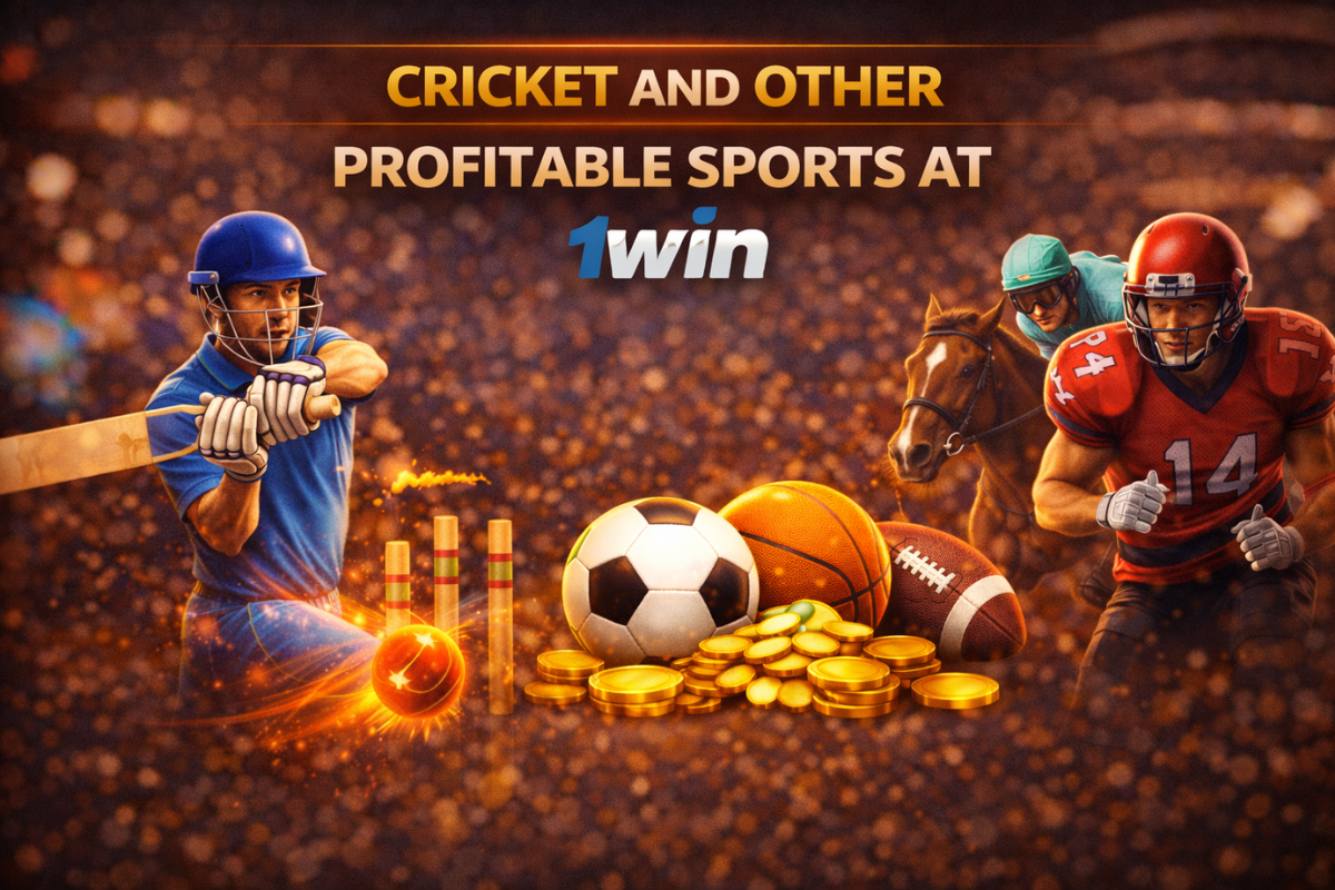 Cricket and Other Profitable Sports at 1Win